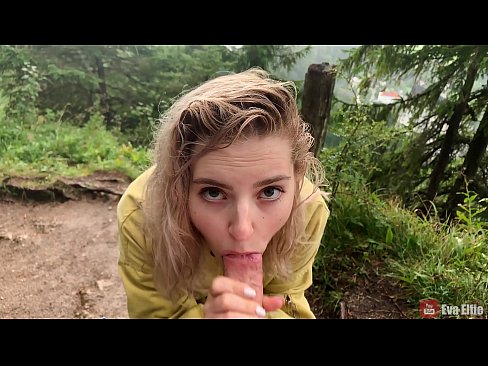 ❤️ Meisie sluk cum na 'n openbare blowjob - Eva Elfi ️❌  Seks by ons ️❤